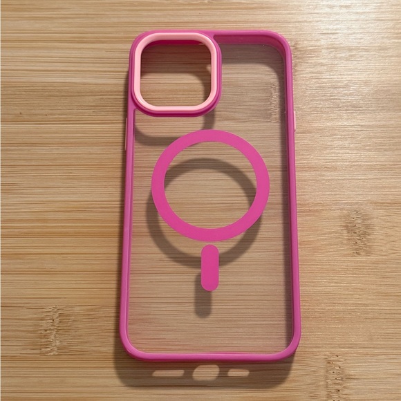 Other - Pink Clear MagSafe-Compatible iPhone 16 Pro Max Case